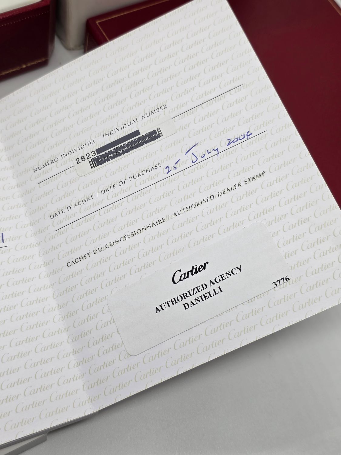 Cartier Santos Galbee XL W20098D6 2823 White Dial, Box &amp; Papers 2006