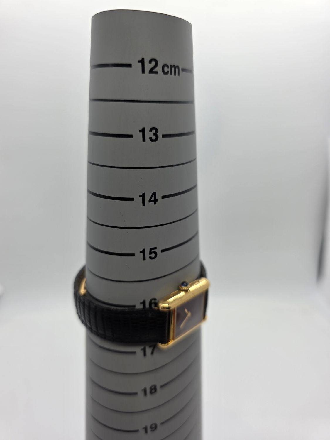 Cartier Tank Must De Cartier Red Lacquer Dial Manual Wind, Original unpolished