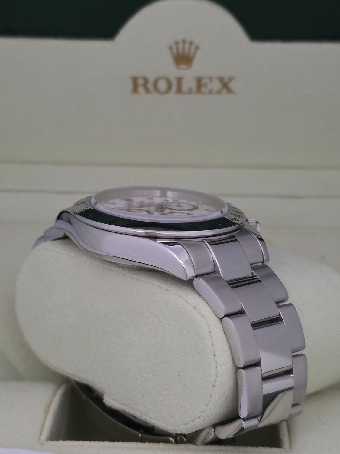 Rolex Daytona 116520 White Watch, 2023 Rolex Service, Superb Condition