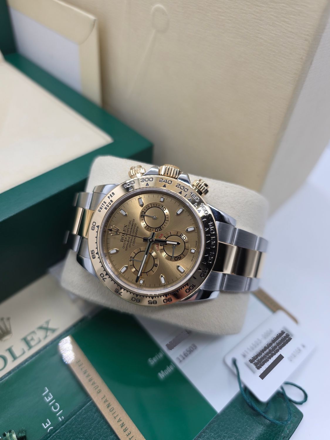 Rolex Cosmograph Daytona 116503 Champagne Dial Watch - 2016 Full Set