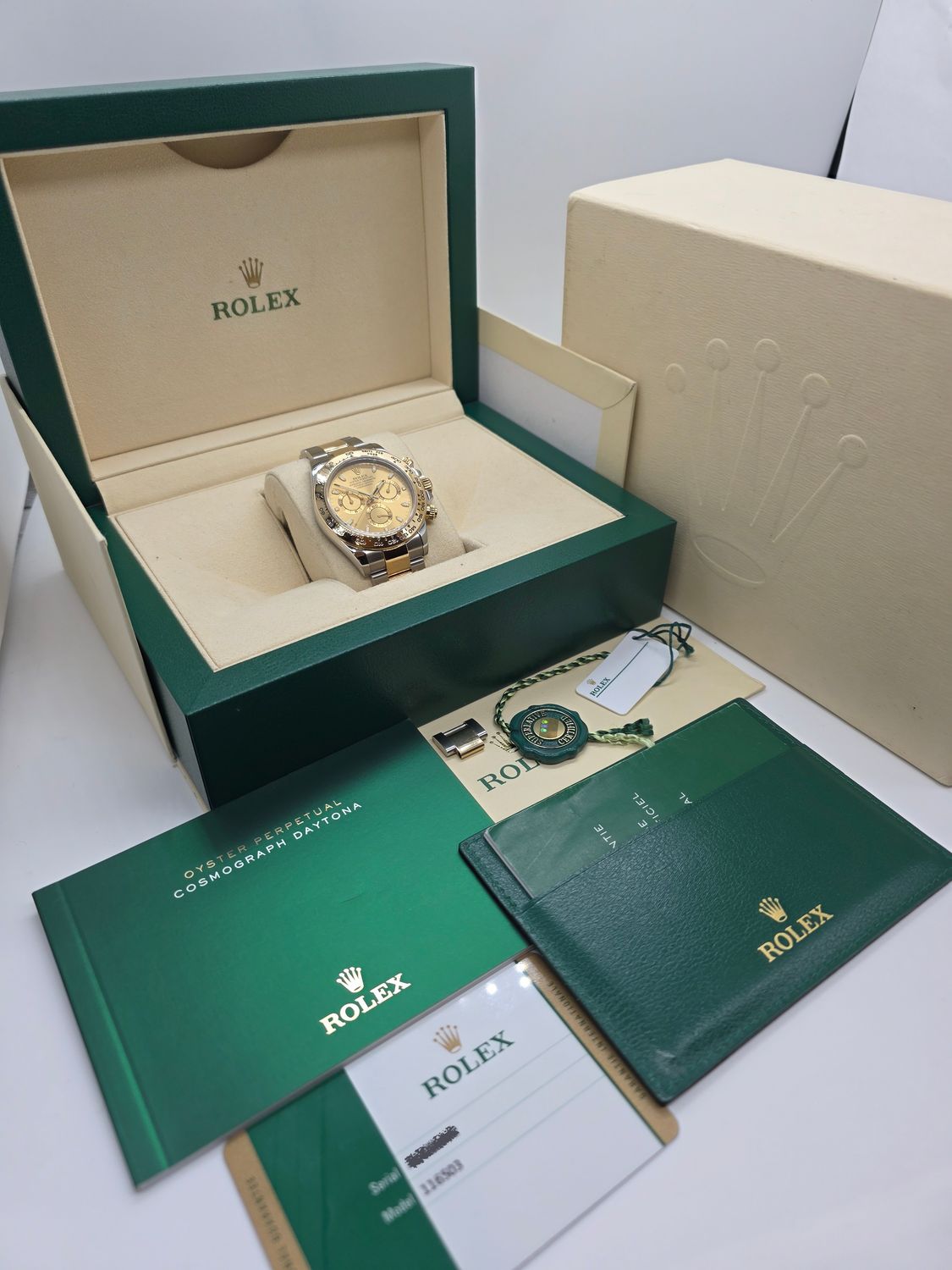 Rolex Cosmograph Daytona 116503 Champagne Dial Watch - 2016 Full Set
