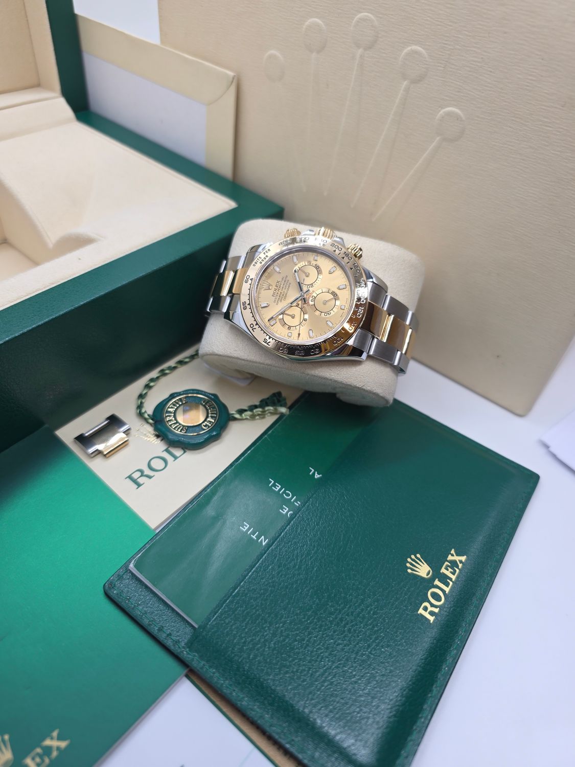 Rolex Cosmograph Daytona 116503 Champagne Dial Watch - 2016 Full Set