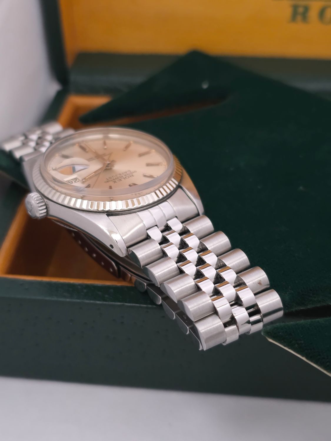 Rolex Datejust 16014 Silver Dial, 36mm 1980 Original Box &amp; Papers