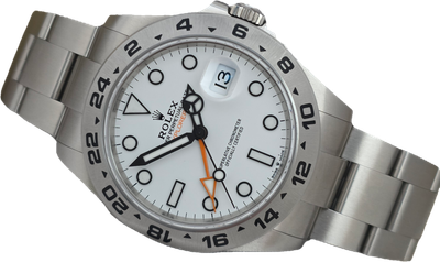 Rolex Explorer II 226570 White Polar Watch Unpolished - 2022 Full Set Rolex Explorer II 226570 White Polar Watch Unpolished - 2022 Full Set
