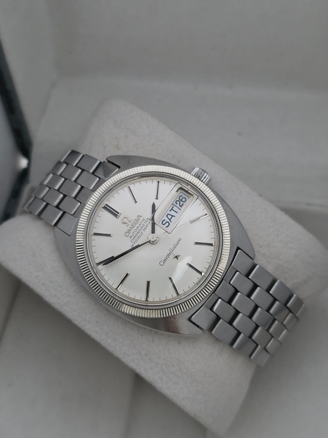 OMEGA Constellation Silver Watch Ref: 168.029 Circa 1966