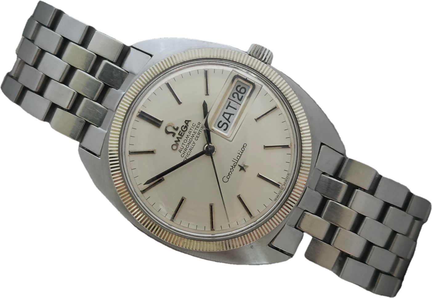 OMEGA Constellation Silver Watch Ref: 168.029 Circa 1966