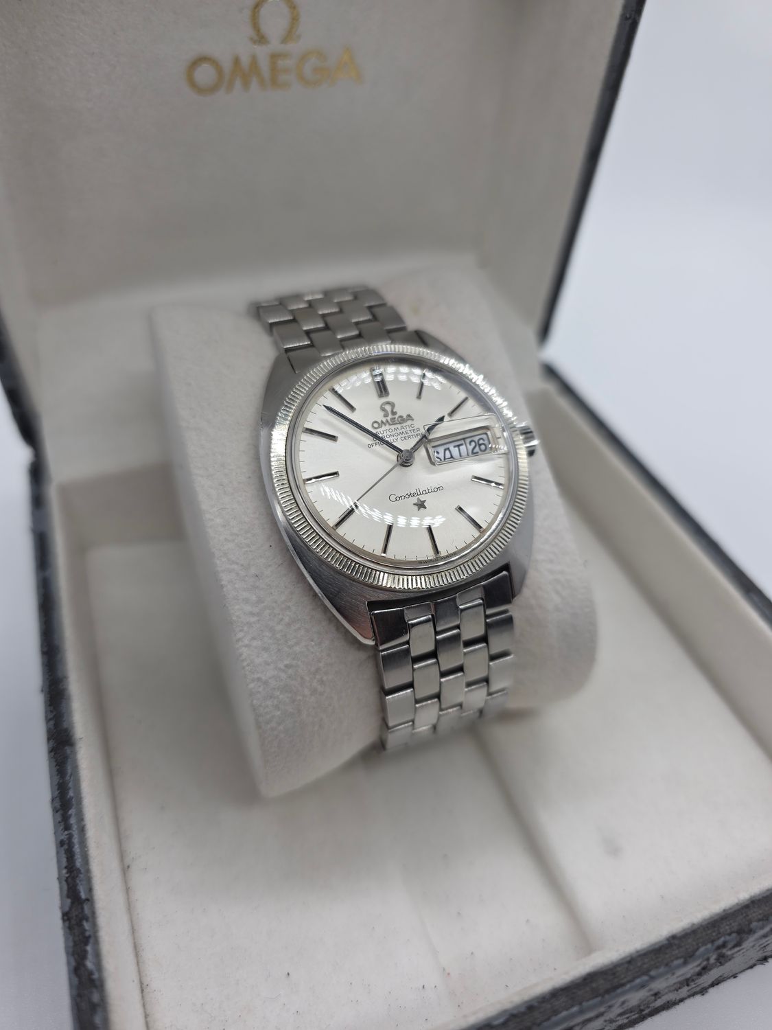 OMEGA Constellation Silver Watch Ref: 168.029 Circa 1966