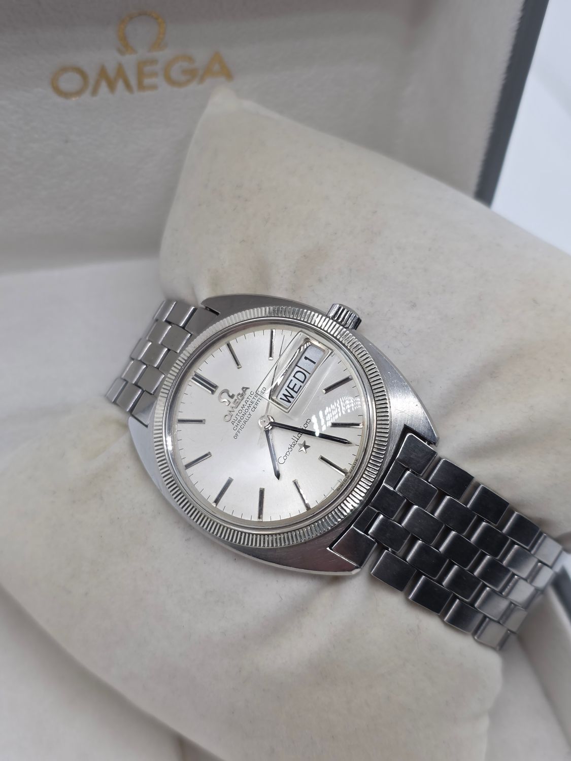 OMEGA Constellation Silver Watch Ref: 168.029 Circa 1966
