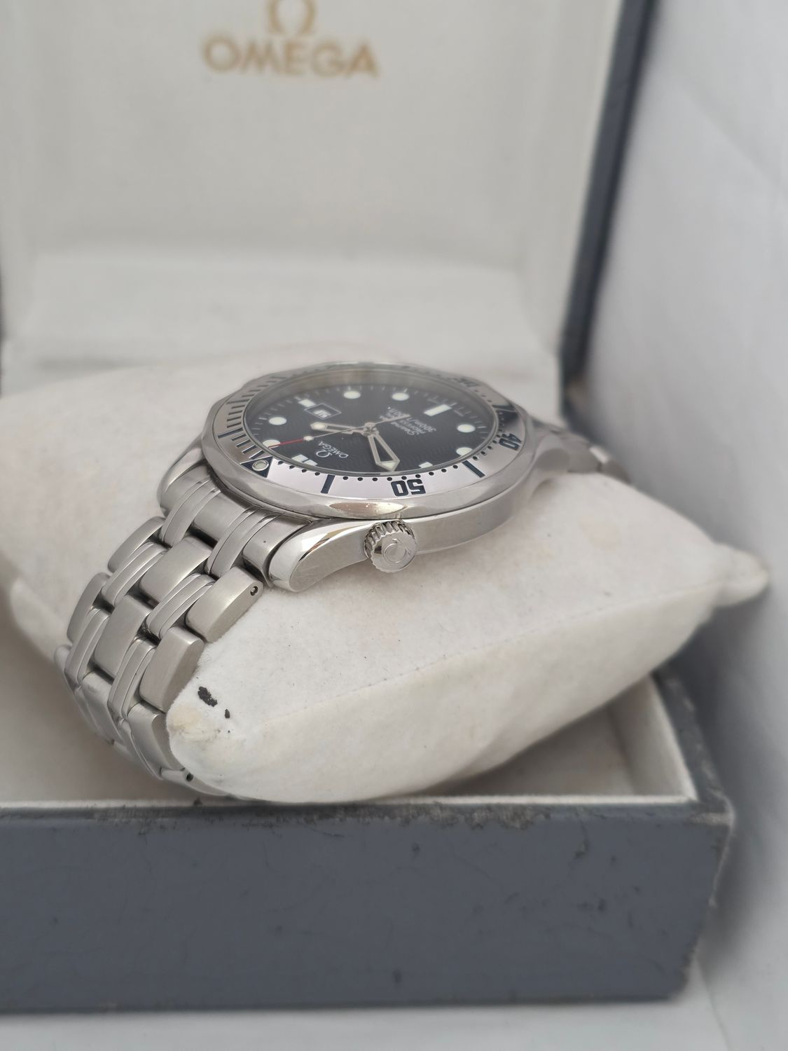 OMEGA Seamaster 300m Blue Watch - 196.1503, Box &amp; Omega Service Papers x2