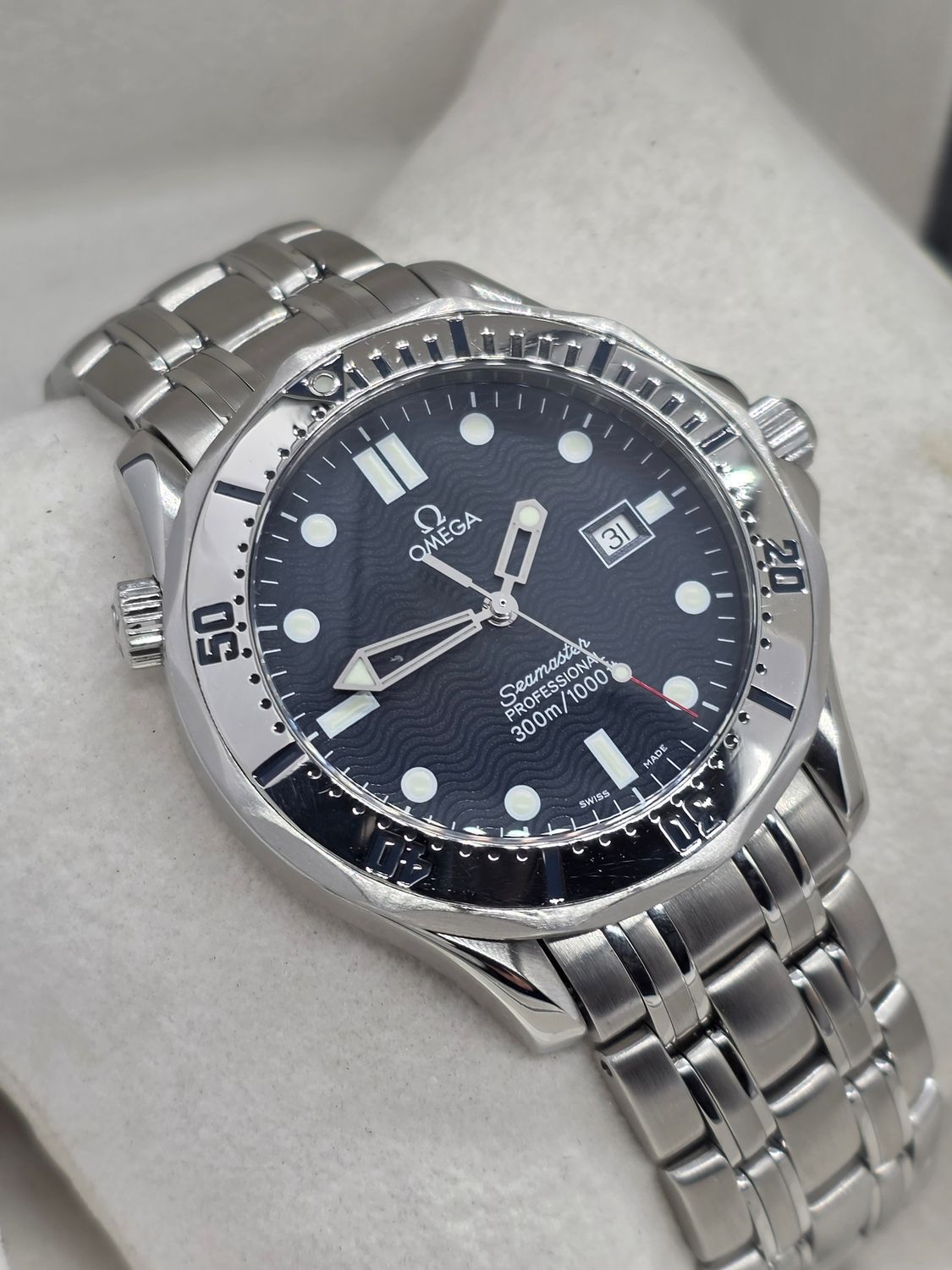 OMEGA Seamaster 300m Blue Watch - 196.1503, Box &amp; Omega Service Papers x2