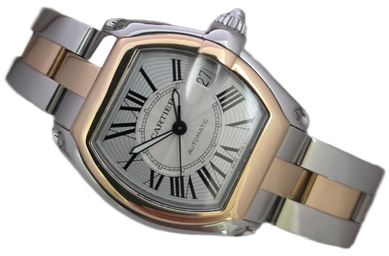 Cartier Roadster 2510 Auto, 37mm 18ct Gold &amp; Stainless Steel, Excellent Condition