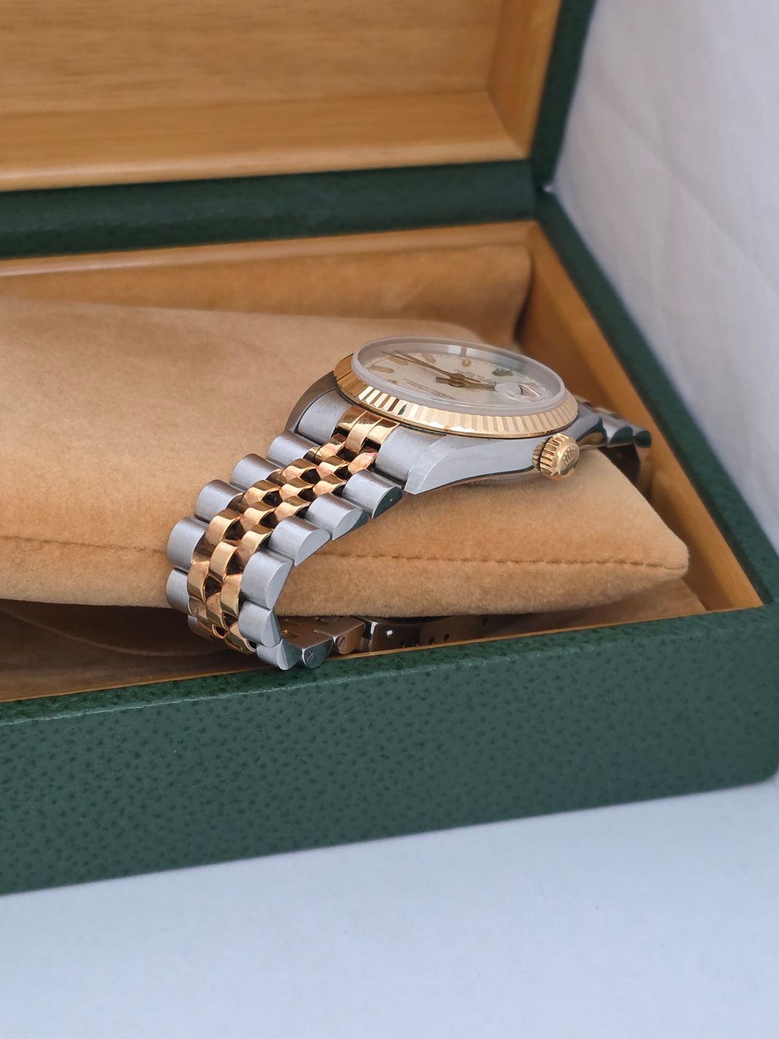 Rolex Datejust 68273 31mm Cream Jubilee Dial, 1996 Full Set