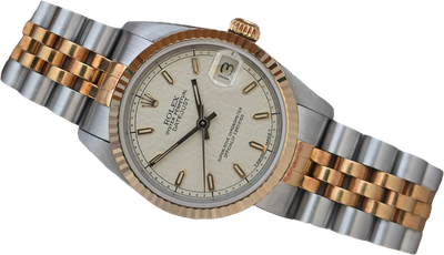 Rolex Datejust 68273 31mm Cream Jubilee Dial, 1996 Full Set