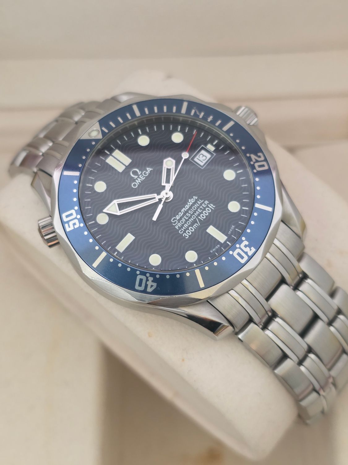 Omega Seamaster Professional 300m Blue Watch, 'Golden Eye' Ref: 2531.80.00, 2006 Box &amp; Papers