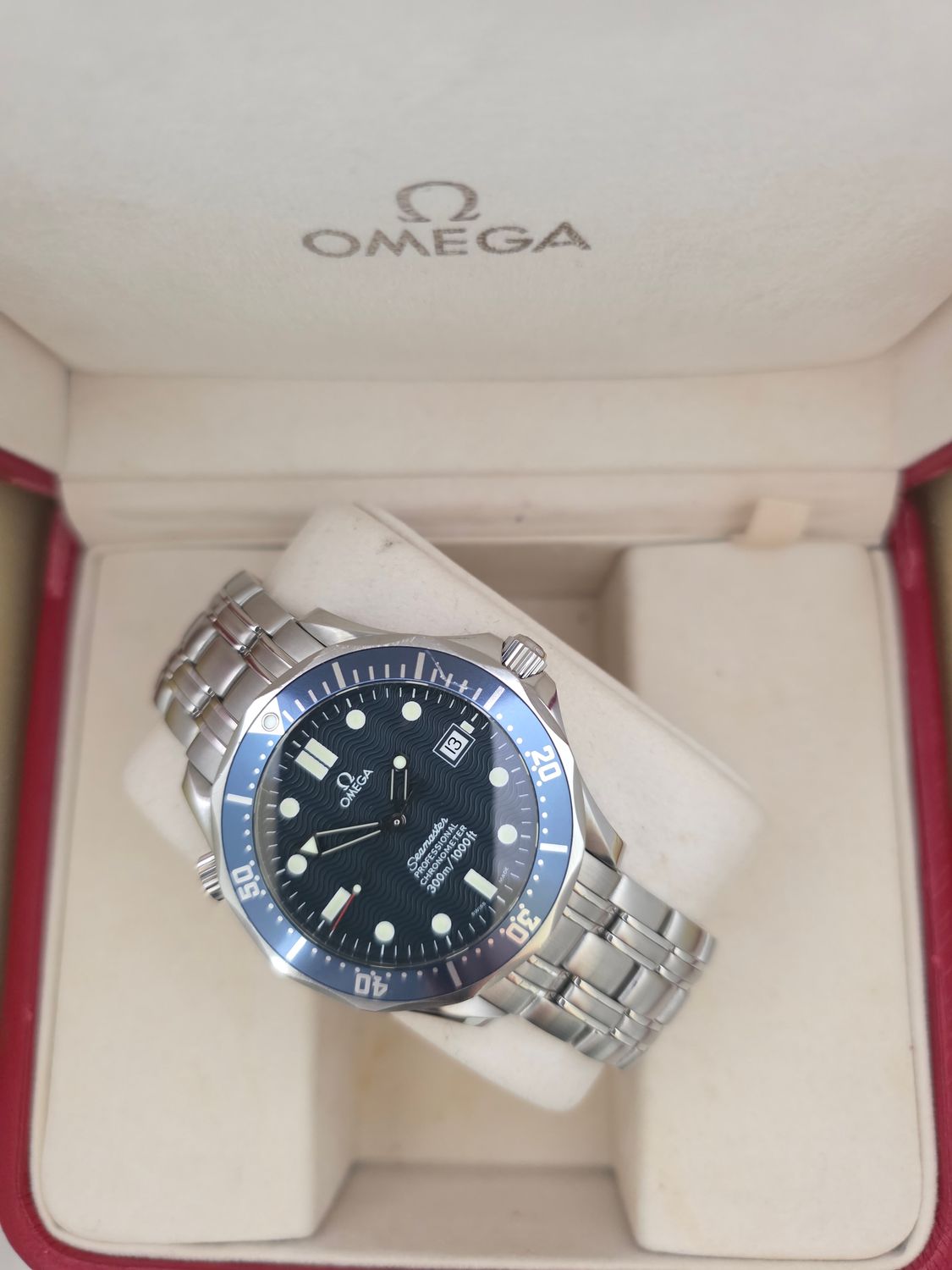 Omega Seamaster Professional 300m Blue Watch, 'Golden Eye' Ref: 2531.80.00, 2006 Box &amp; Papers