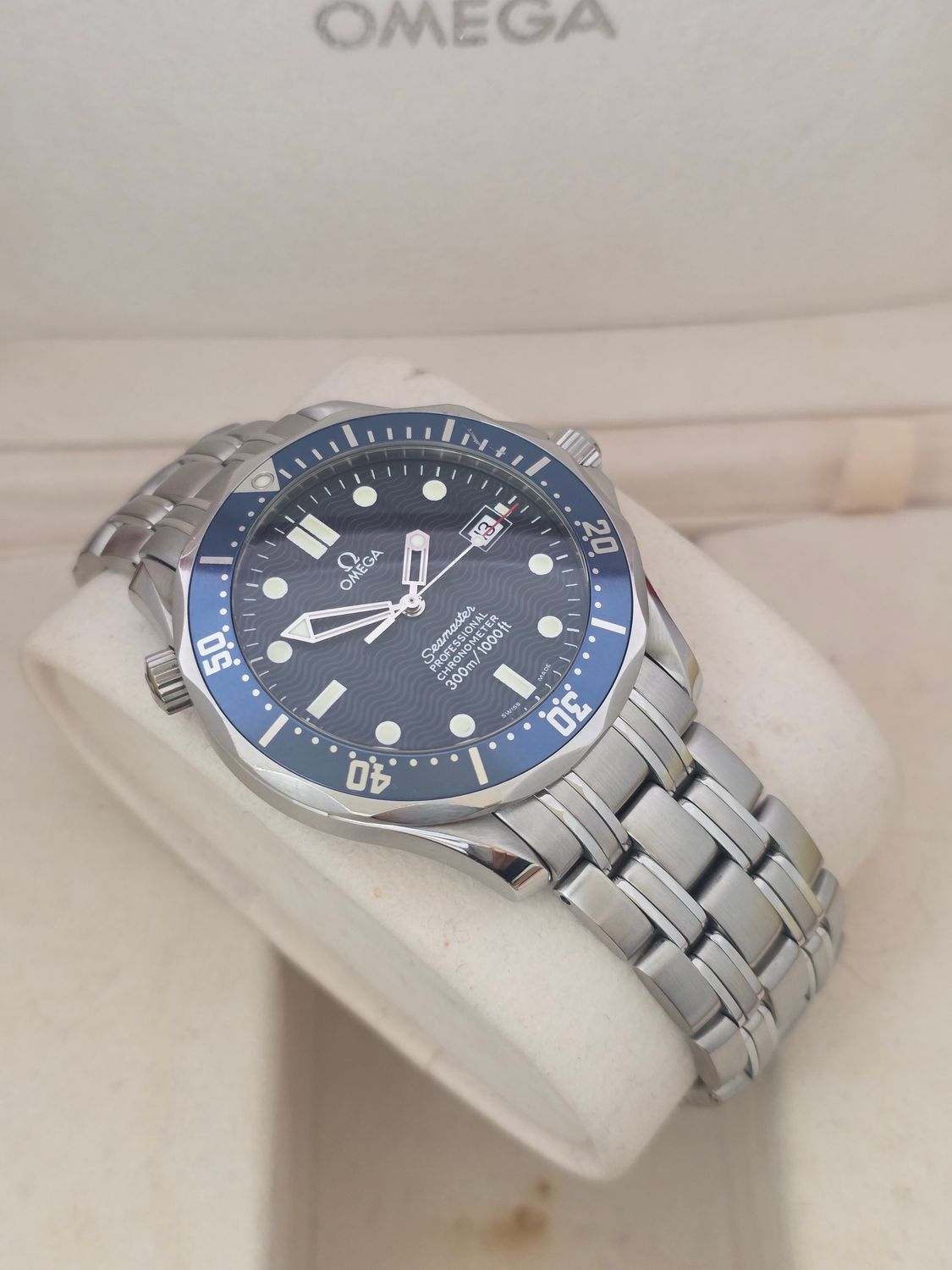 Omega Seamaster Professional 300m Blue Watch, 'Golden Eye' Ref: 2531.80.00, 2006 Box &amp; Papers
