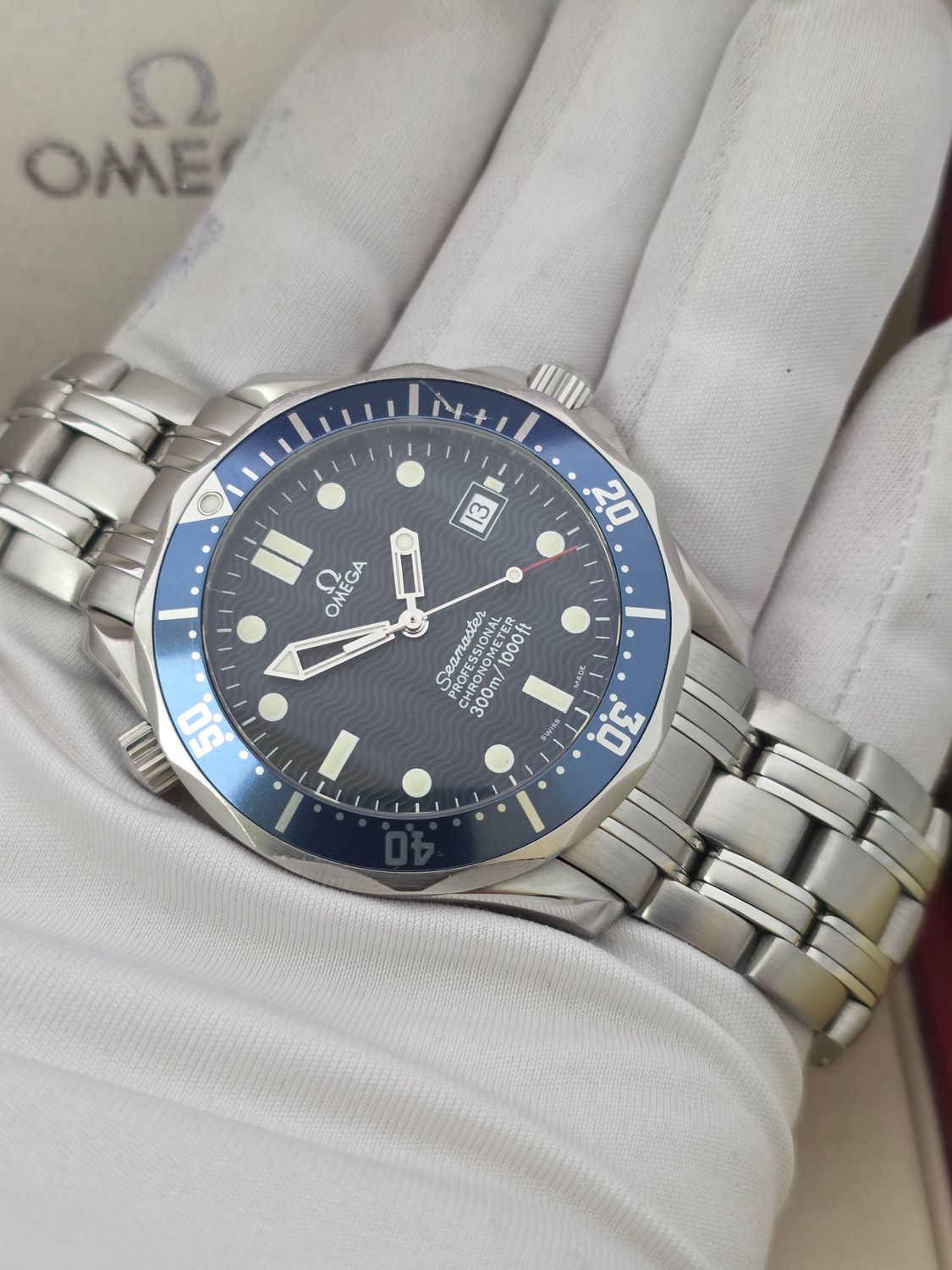 Omega Seamaster Professional 300m Blue Watch, 'Golden Eye' Ref: 2531.80.00, 2006 Box &amp; Papers