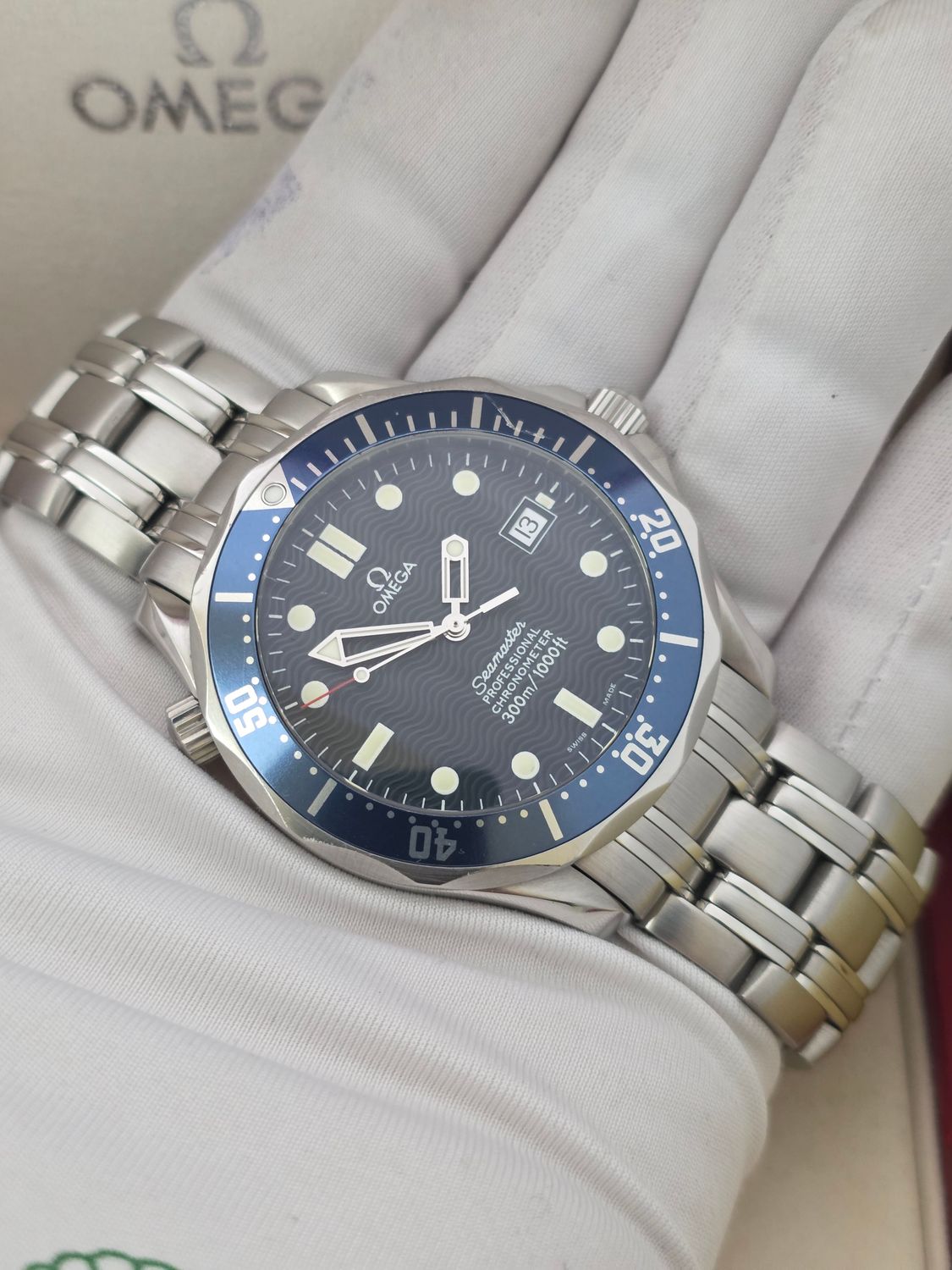 Omega Seamaster Professional 300m Blue Watch, 'Golden Eye' Ref: 2531.80.00, 2006 Box &amp; Papers