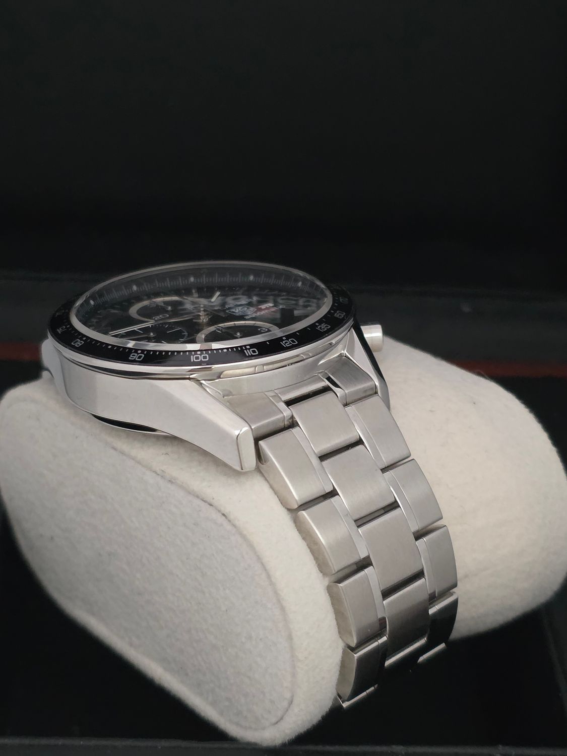 TAG Heuer Carrera CV2010 Chronograph, Black Watch - 2011 Box &amp; Papers