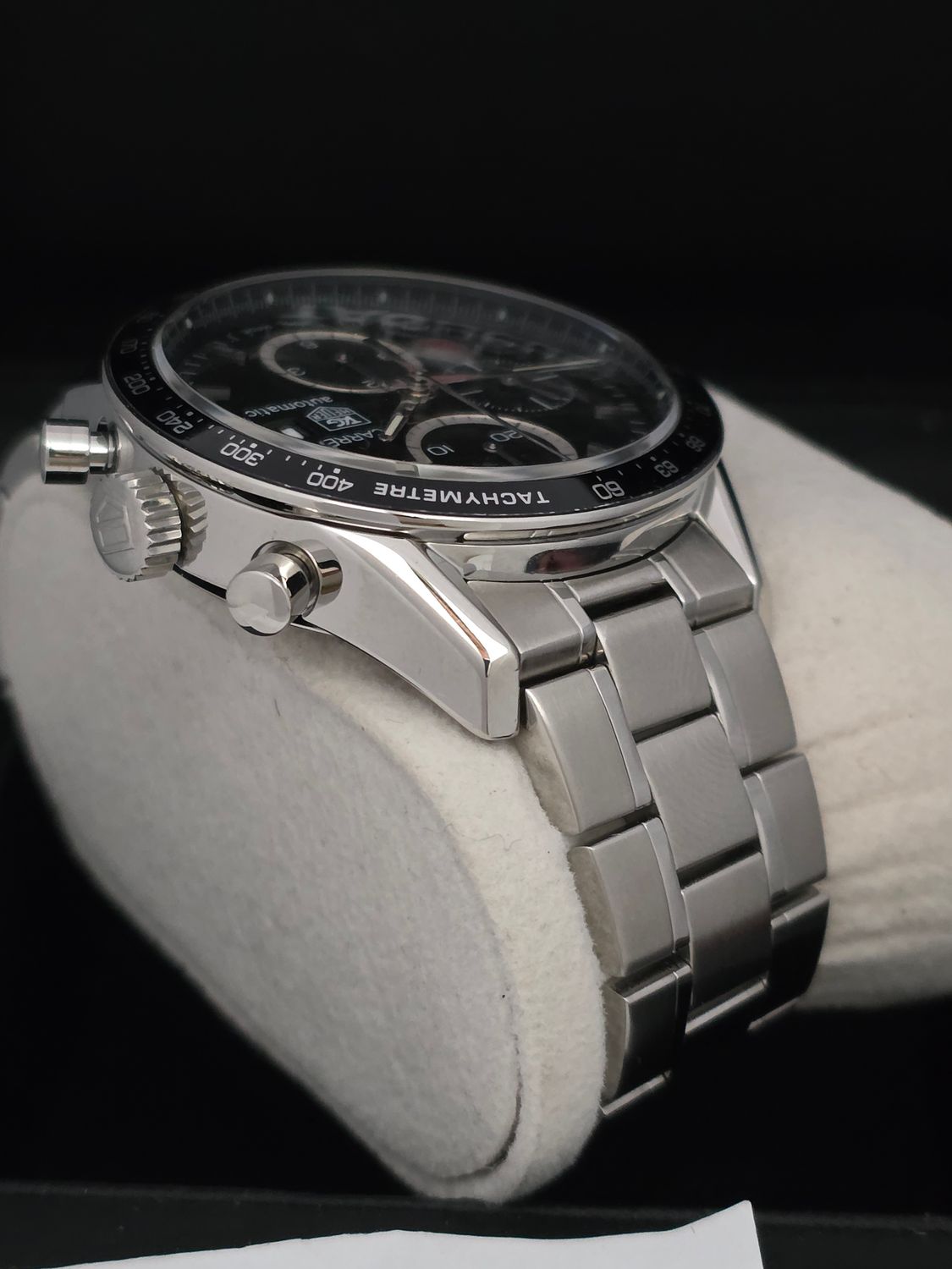 TAG Heuer Carrera CV2010 Chronograph, Black Watch - 2011 Box &amp; Papers