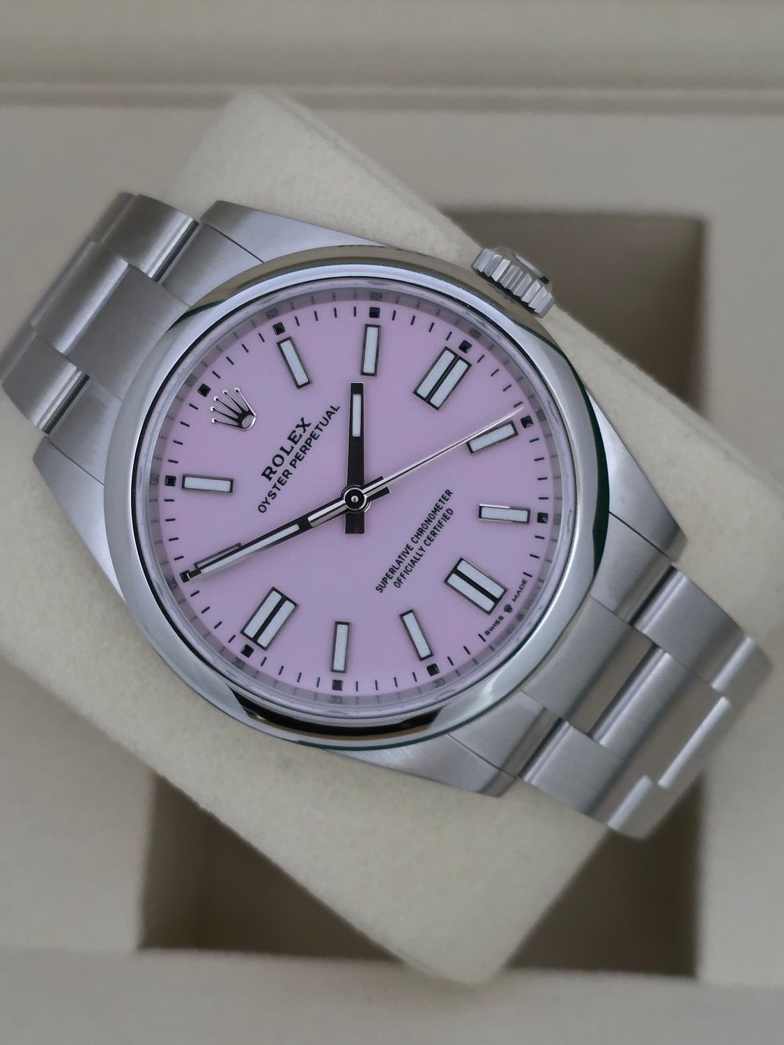 Rolex Oyster Perpetual Candy Pink 41mm, Ref 134300 - 2026 Full Set, Unworn