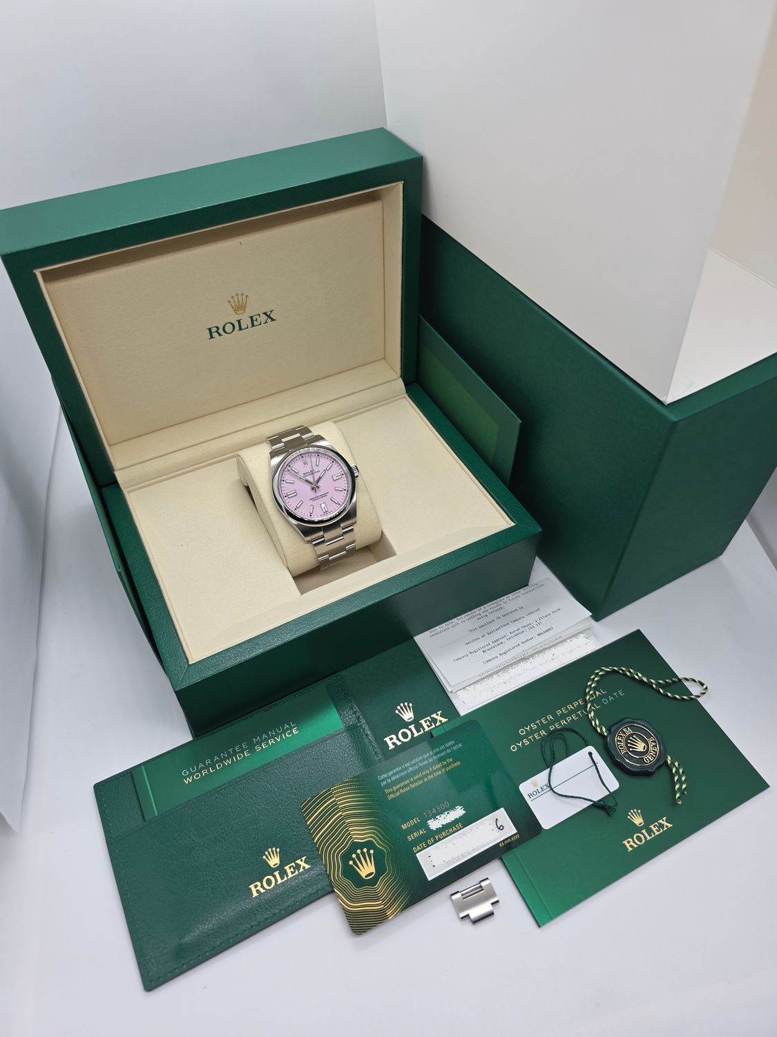 Rolex Oyster Perpetual Candy Pink 41mm, Ref 134300 - 2026 Full Set, Unworn