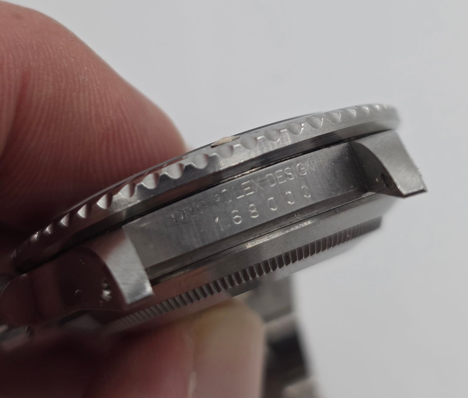 Rolex Submariner Date 168000, Black Watch - Rare &amp; Unpolished condition