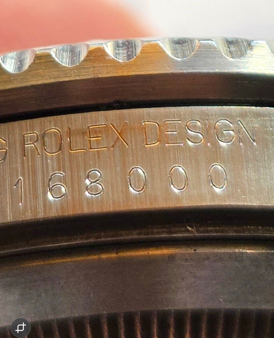 Rolex Submariner Date 168000 'Triple Zero' Watch - Rare &amp; Unpolished condition