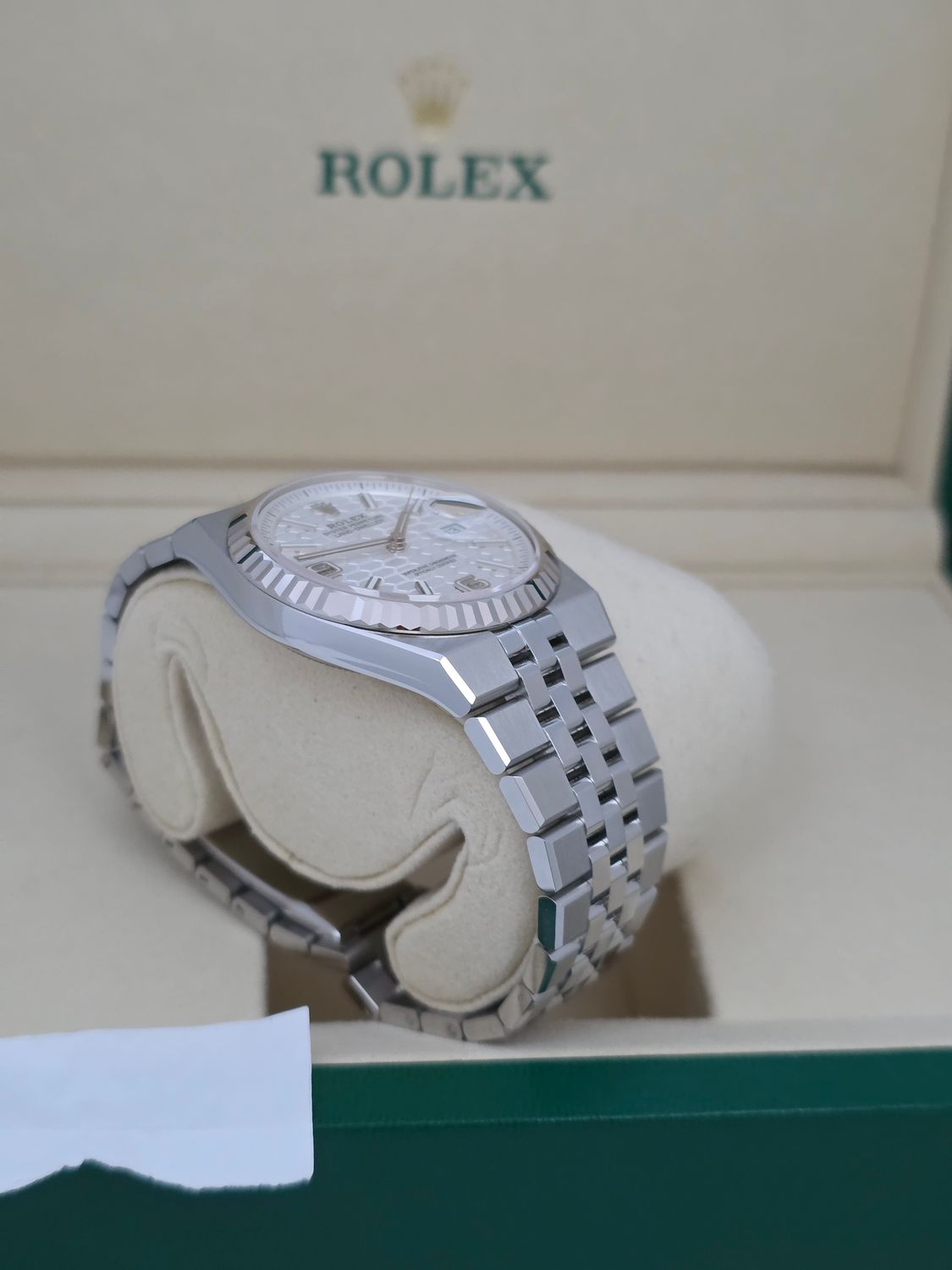 Rolex Land Dweller 127234 Watch 36mm, 2026 Full Set Unworn, 18k Gold Bezel