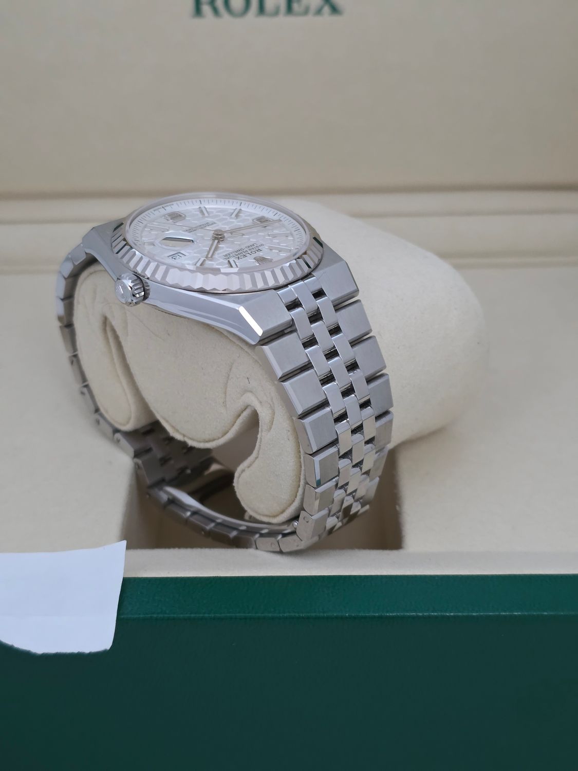 Rolex Land Dweller 127234 Watch 36mm, 2026 Full Set Unworn, 18k Gold Bezel