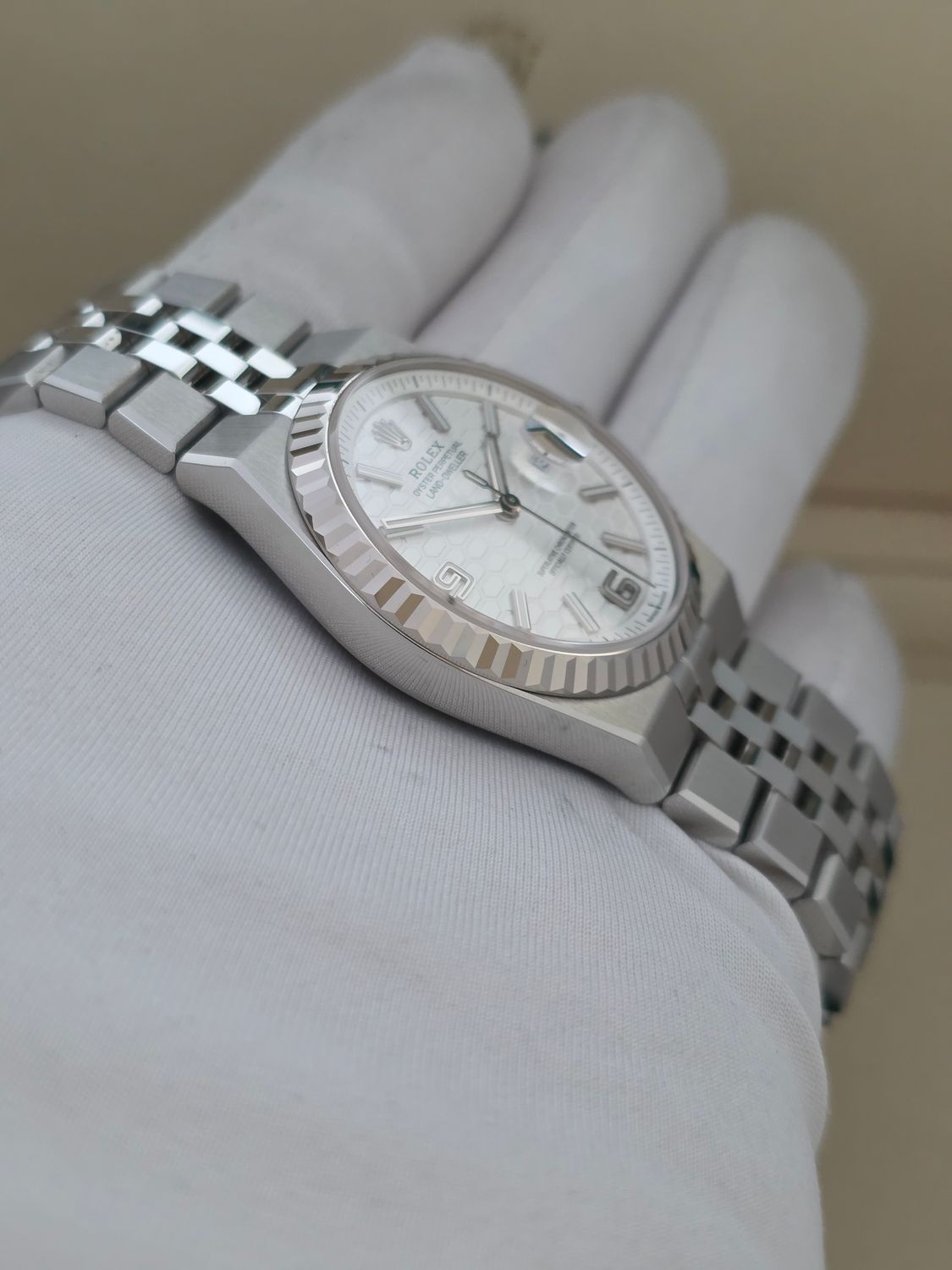 Rolex Land Dweller 127234 Watch 36mm, 2026 Full Set Unworn, 18k Gold Bezel