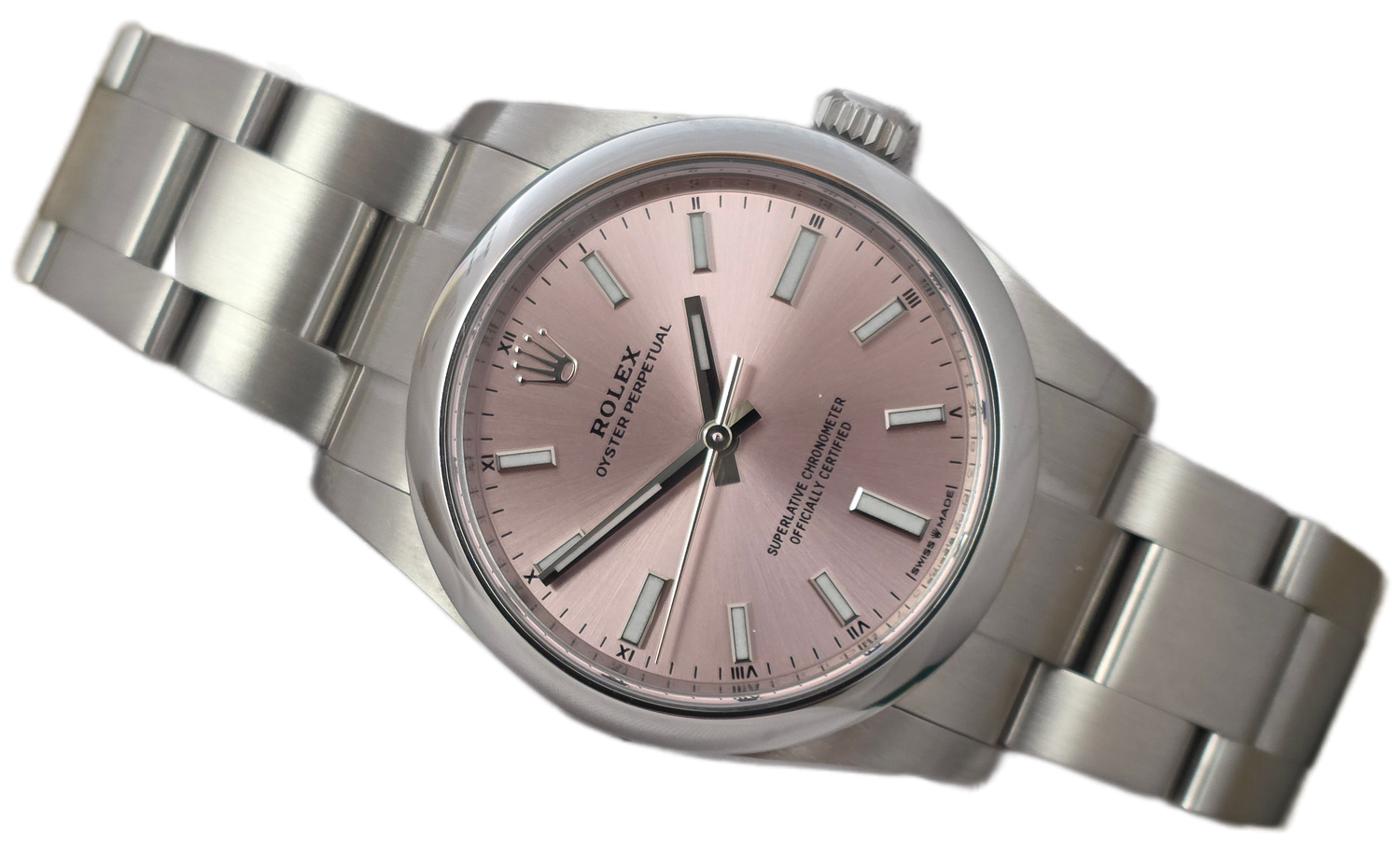 Rolex Oyster Perpetual 124200 34mm Pink Dial 2022 Full Set, Original Receipt