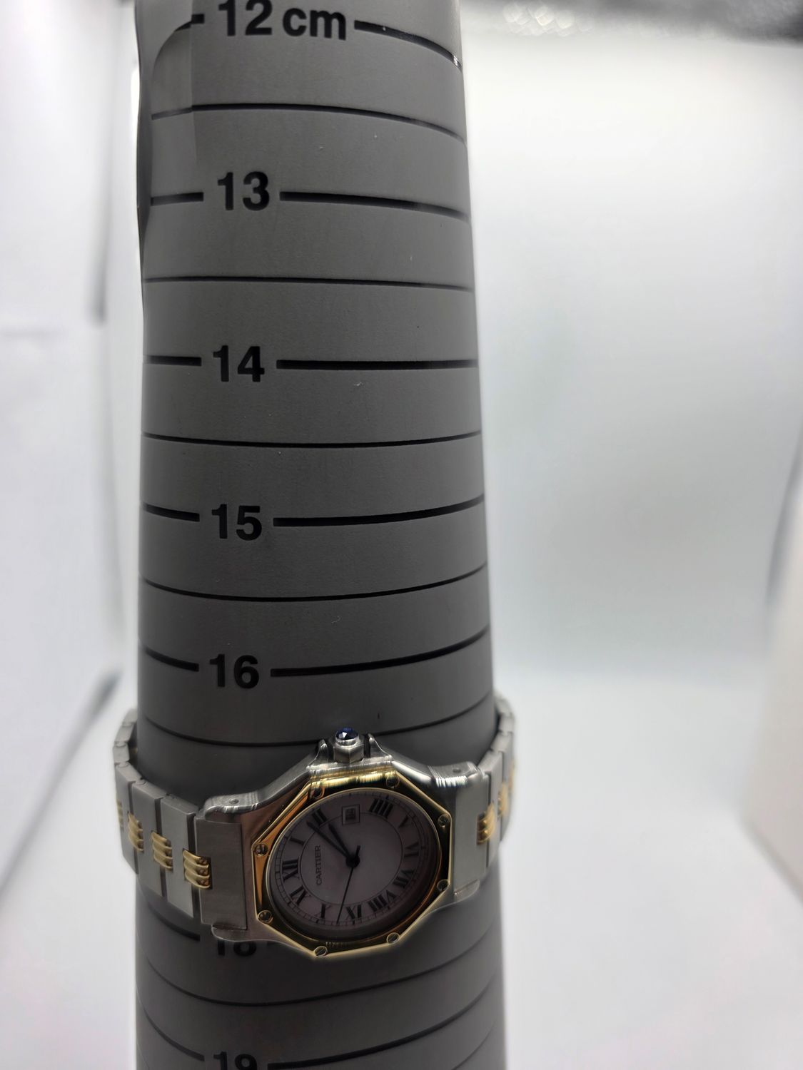 Cartier Santos de Cartier Octagon, White Watch - Ref 2966