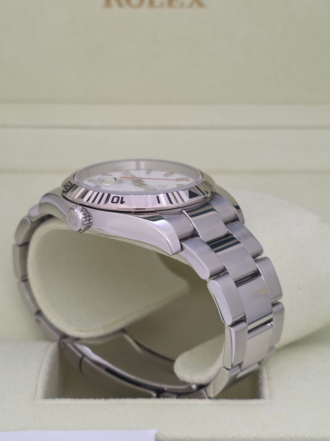 Rolex Datejust 116264 Turn-O-Graph - 2005, NOS Full Set 36mm White Dial