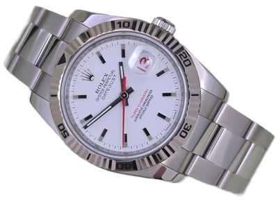 Rolex Datejust 116264 Turn-O-Graph - 2005, NOS Full Set 36mm White Dial
