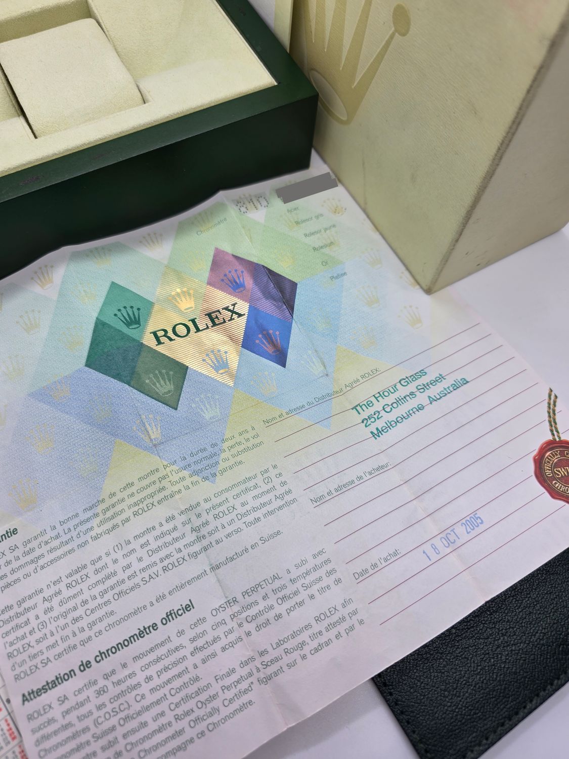 Rolex Datejust 116264 Turn-O-Graph - 2005, NOS Full Set 36mm White Dial