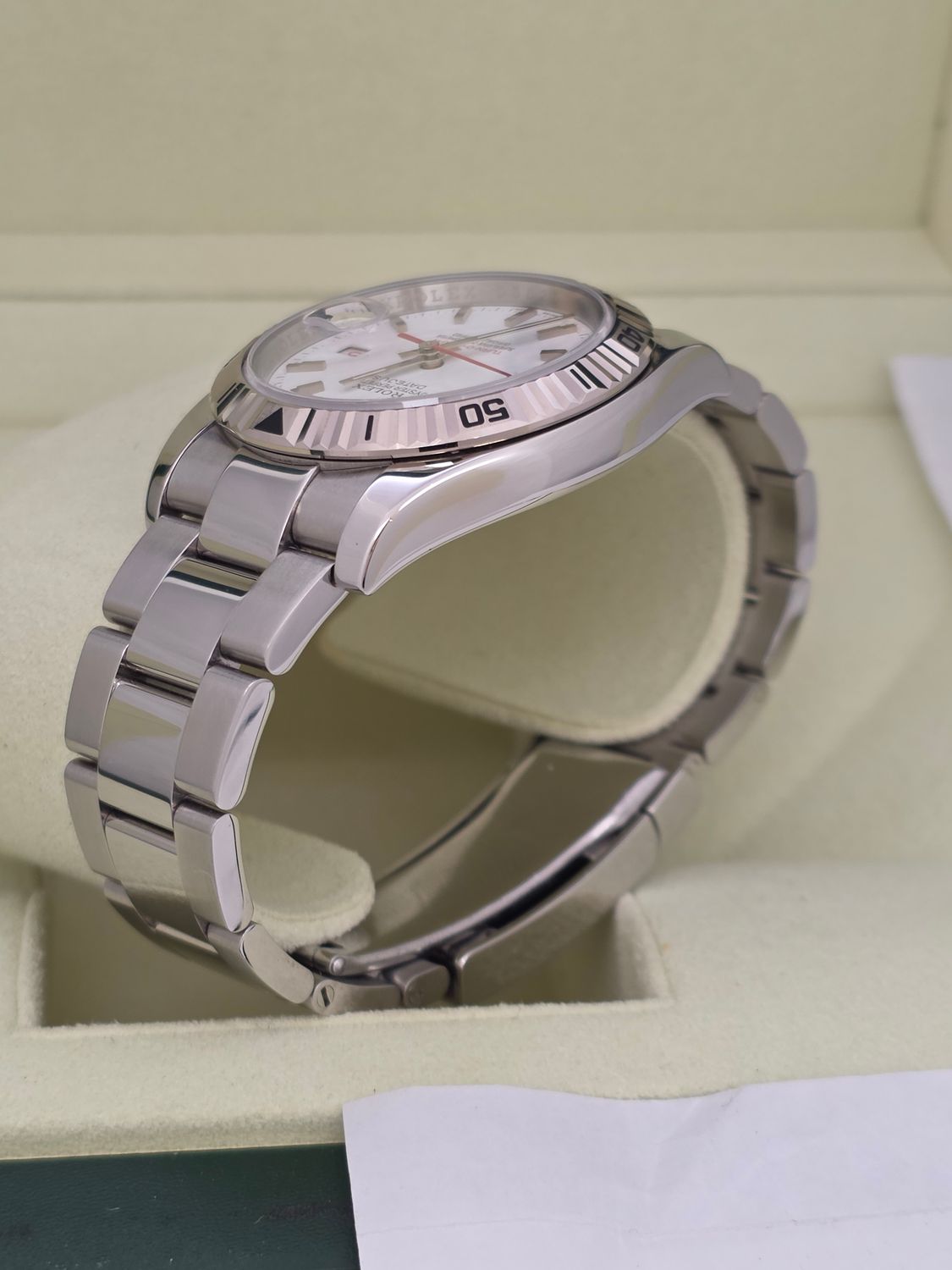 Rolex Datejust 116264 Turn-O-Graph - 2005, NOS Full Set 36mm White Dial