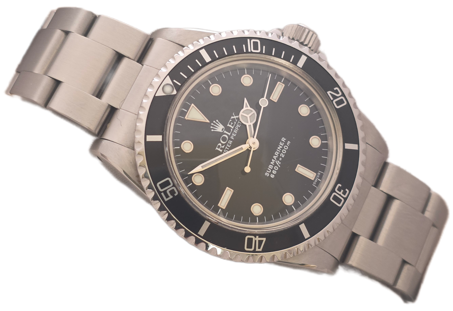 Rolex Submariner 5513 Black Watch, 1987 Full Set, Collectors Set