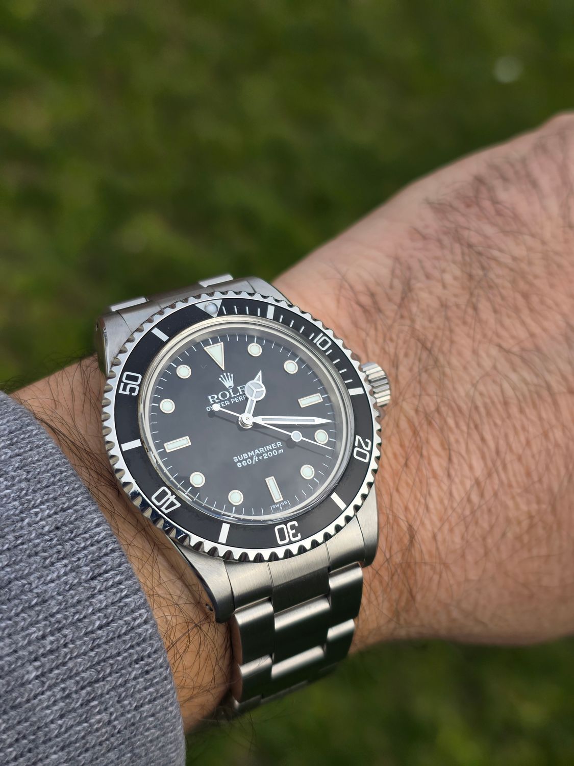 Rolex Submariner 5513 Black Watch, 1987 Full Set, Collectors Set