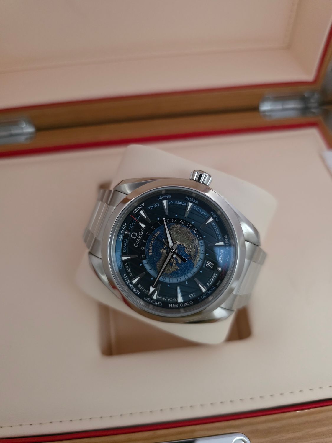 Omega Seamaster Aqua Terra World Timer 220.10.43.22.03.001 Full Set 2021