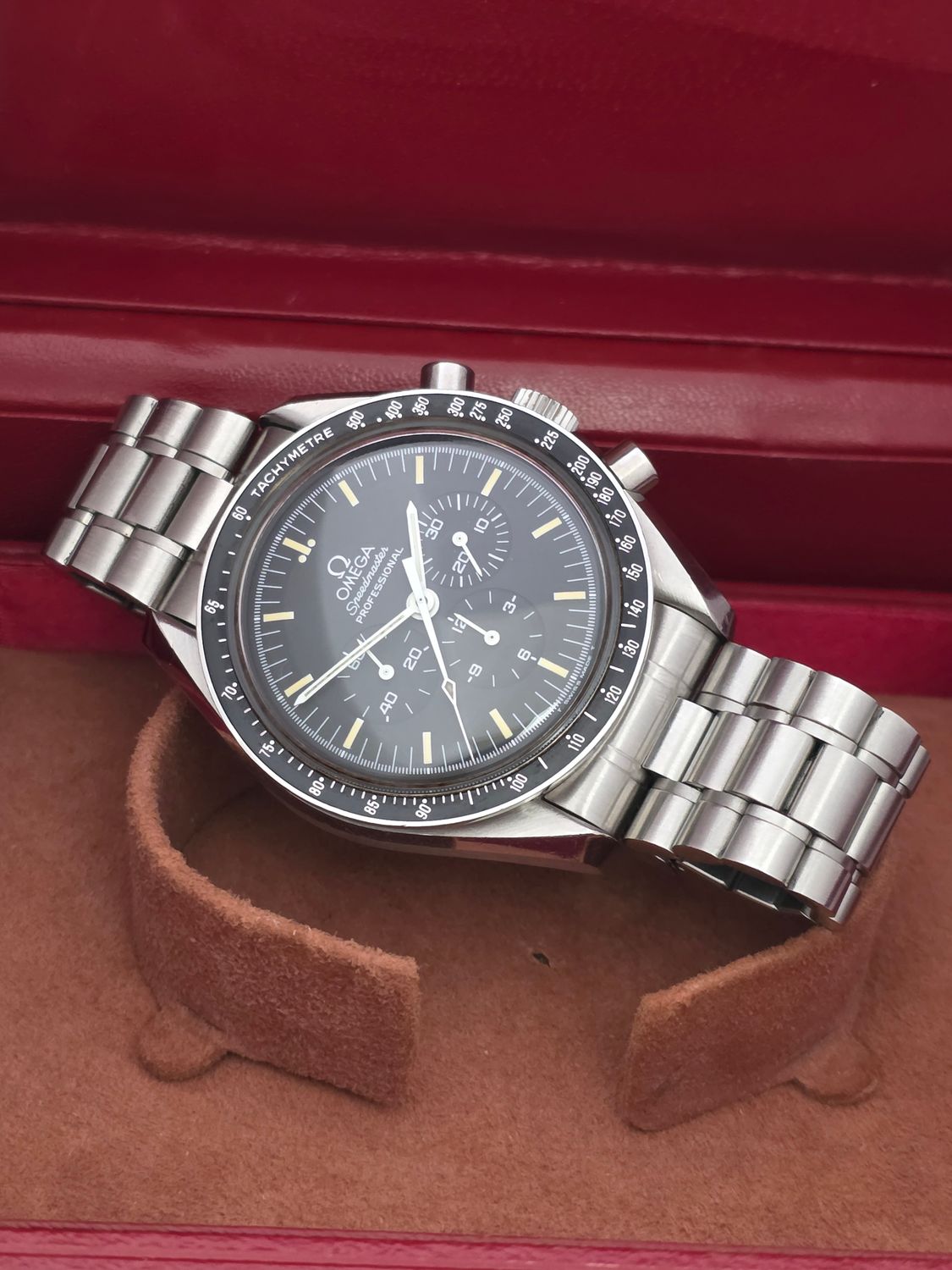 OMEGA Speedmaster 145.022 Chronograph Watch - Circa 1985 in Unpolished Condition