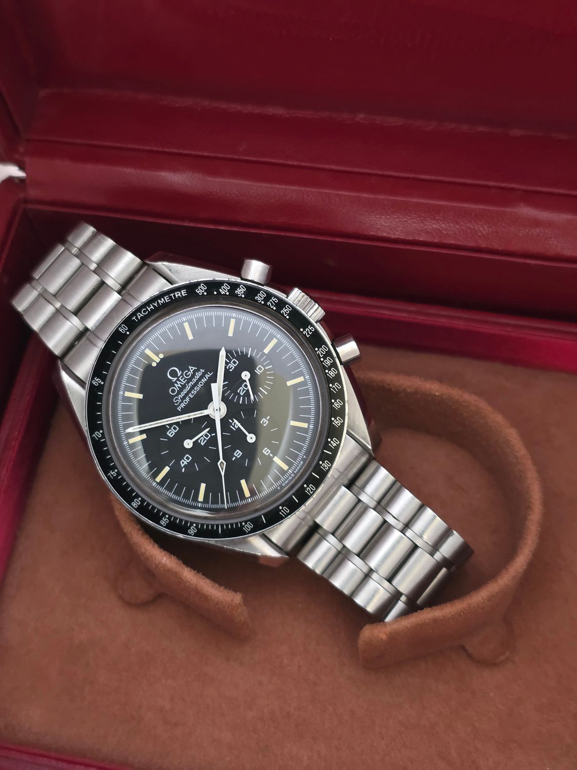 OMEGA Speedmaster 145.022 Chronograph Watch - Circa 1985 in Unpolished Condition