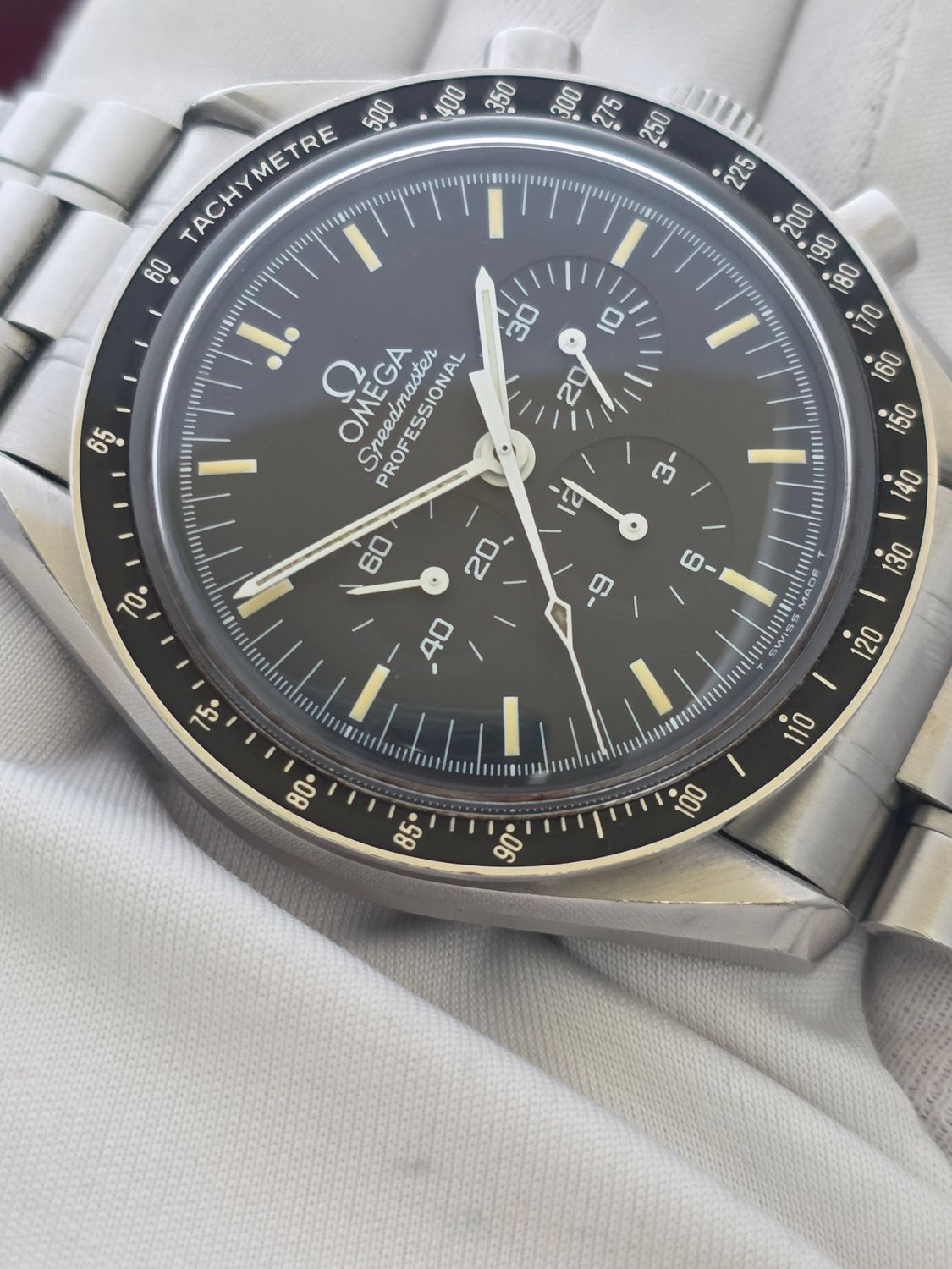 OMEGA Speedmaster 145.022 Chronograph Watch - Circa 1985 in Unpolished Condition