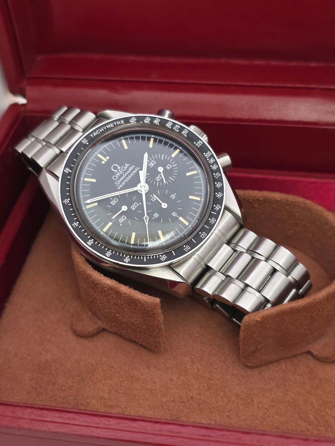 OMEGA Speedmaster 145.022 Chronograph Watch - Circa 1985 in Unpolished Condition