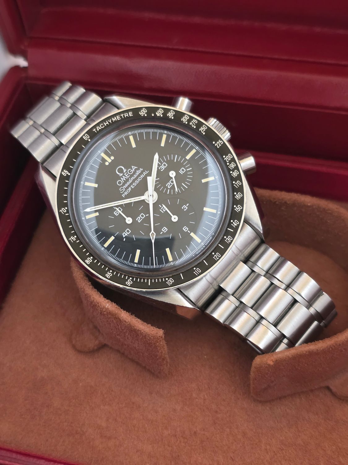 OMEGA Speedmaster 145.022 Chronograph Watch - Circa 1985 in Unpolished Condition
