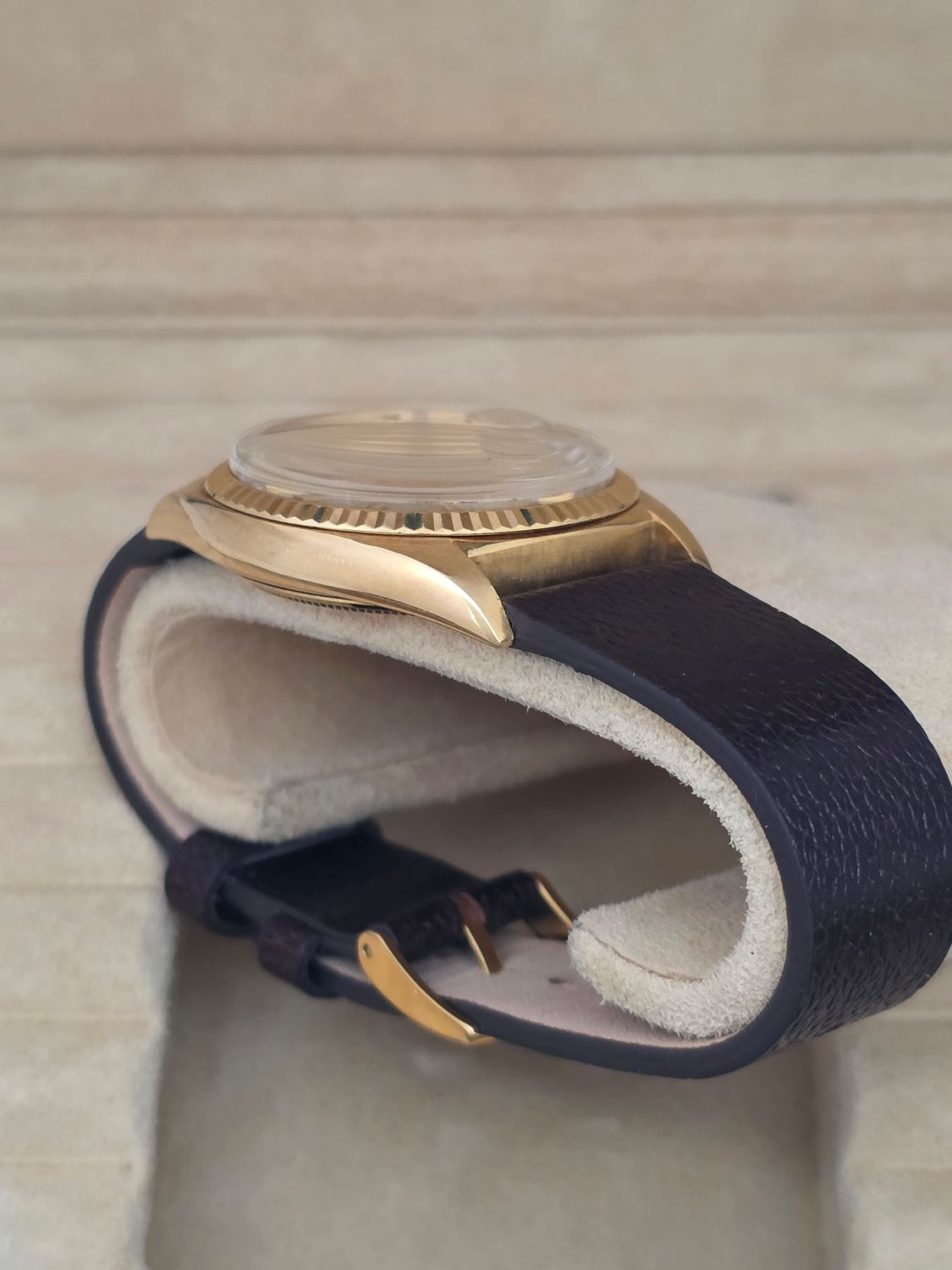 Rolex Datejust Ref 1601 36mm, 1972 Solid 18k Gold, Rare Silver 'Wideboy' Dial