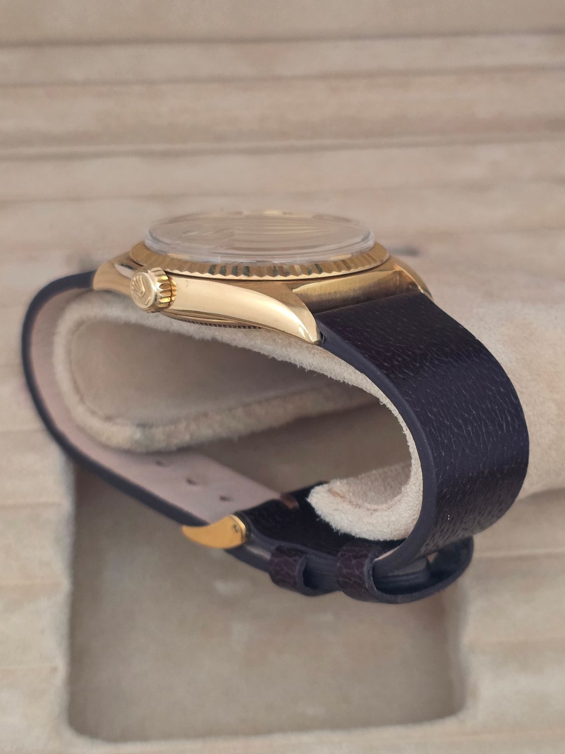 Rolex Datejust Ref 1601 36mm, 1972 Solid 18k Gold, Rare Silver 'Wideboy' Dial