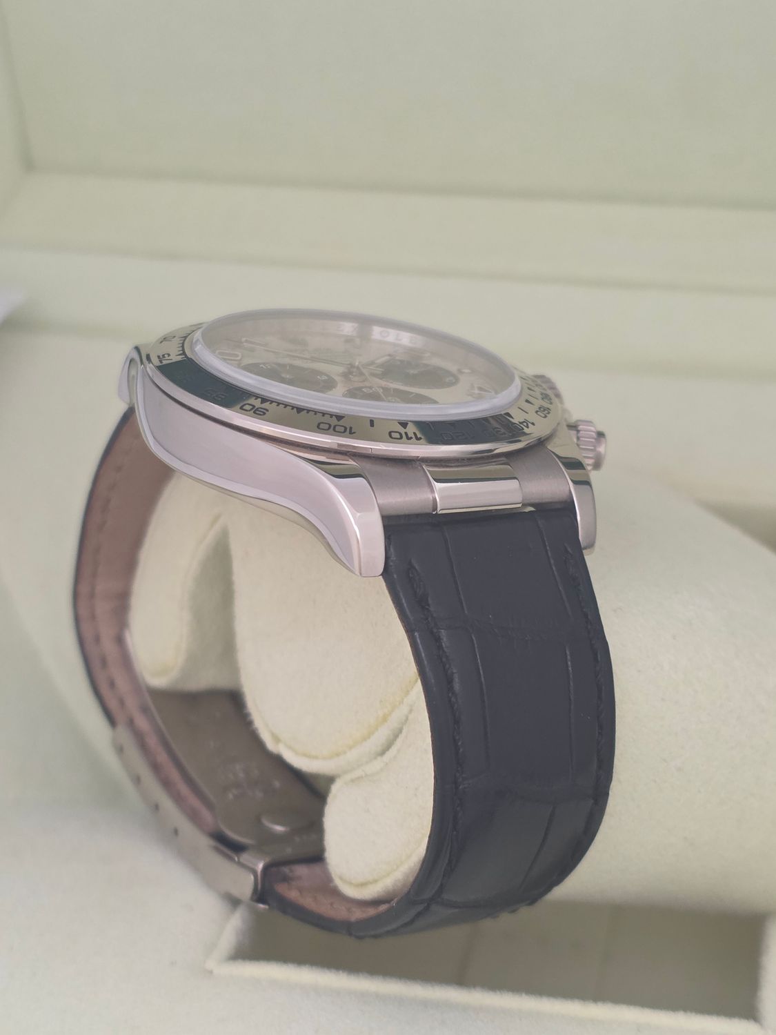 Rolex Daytona 116519, White Gold 40mm, Racing Panda Dial, 2009 Collectors Set