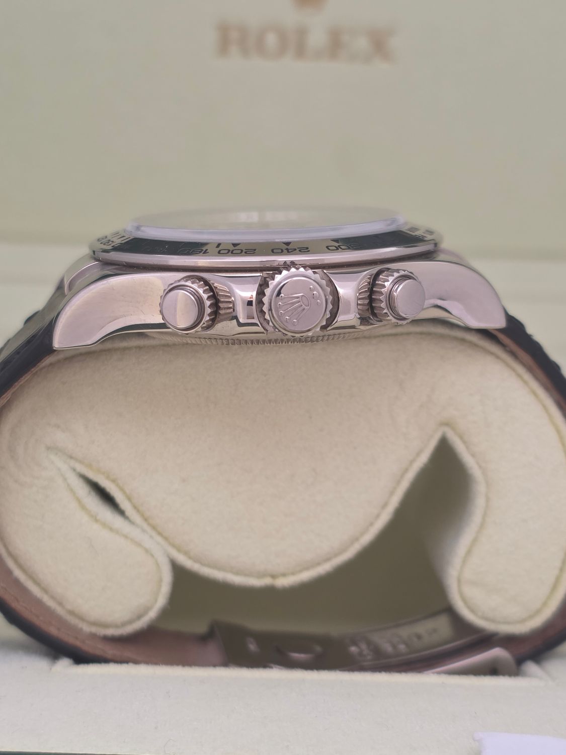 Rolex Daytona 116519, White Gold 40mm, Racing Panda Dial, 2009 Collectors Set