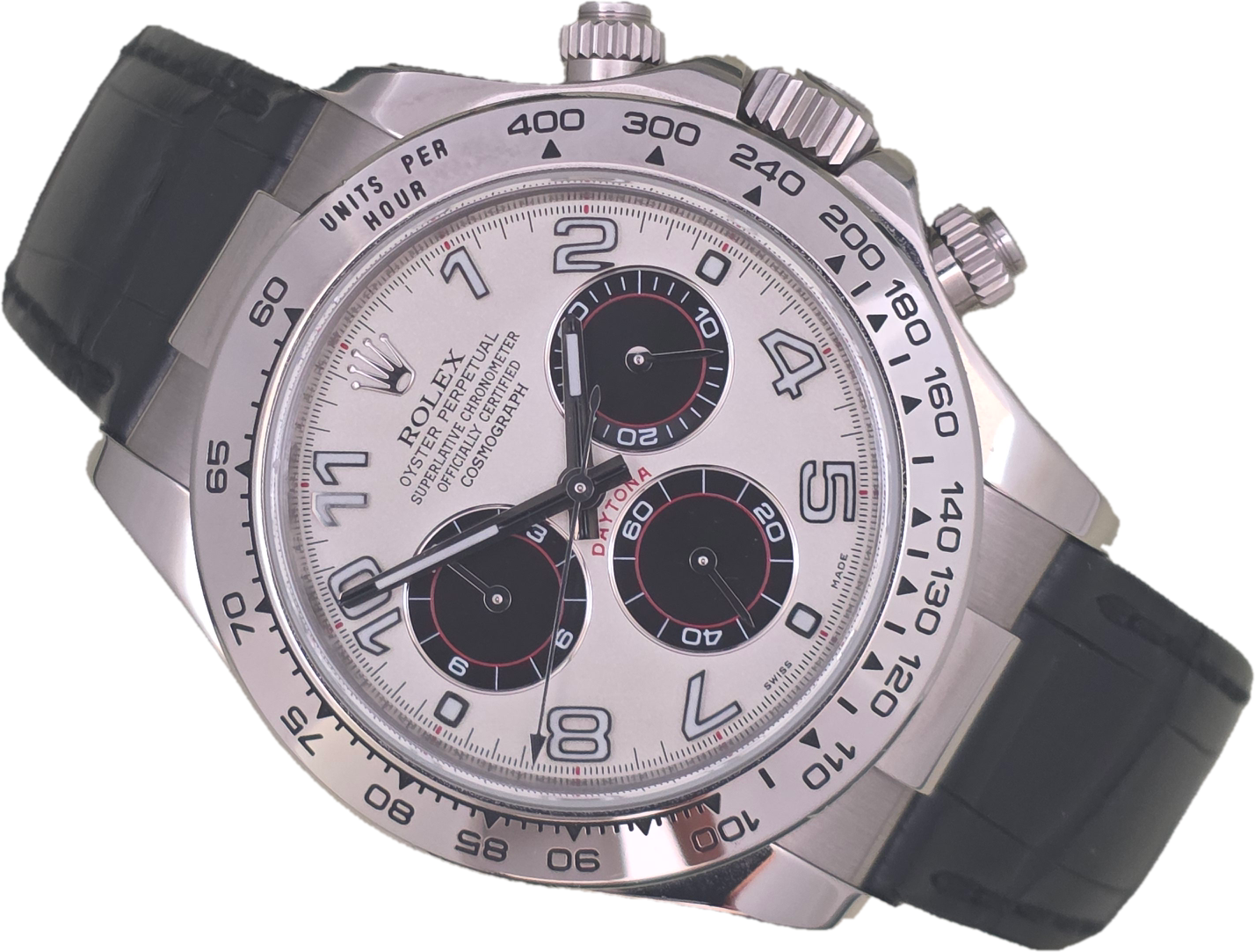 Rolex Daytona 116519, White Gold 40mm, Racing Panda Dial, 2009 Collectors Set